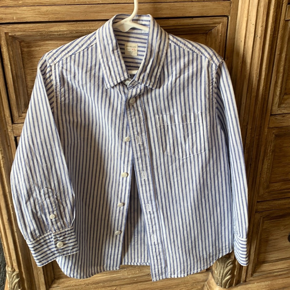 Crewcuts boys casual button down shirt